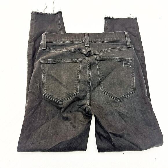AYR The Chiller Black Denim Jeans Skinny Raw Hem Zip Fly Size 26 x 28 - Picture 5 of 9